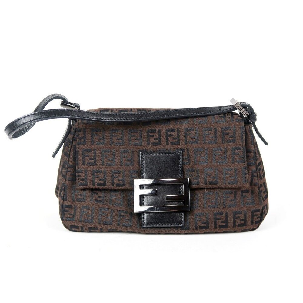 FENDI Mamma Bucket Zucchino Shoulder Bag - Picture 2 of 9